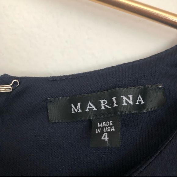 COPY - Marina Dark Blue Wide Leg Jumpsuit - Picture 10 of 11